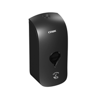 Dispenser Sabun Sensor Tanpa Sentuh untuk Toilet Umum, Otomatis, Hitam/Putih, Pintar, Portabel untuk Penggunaan Hotel dan Rumah Tangga