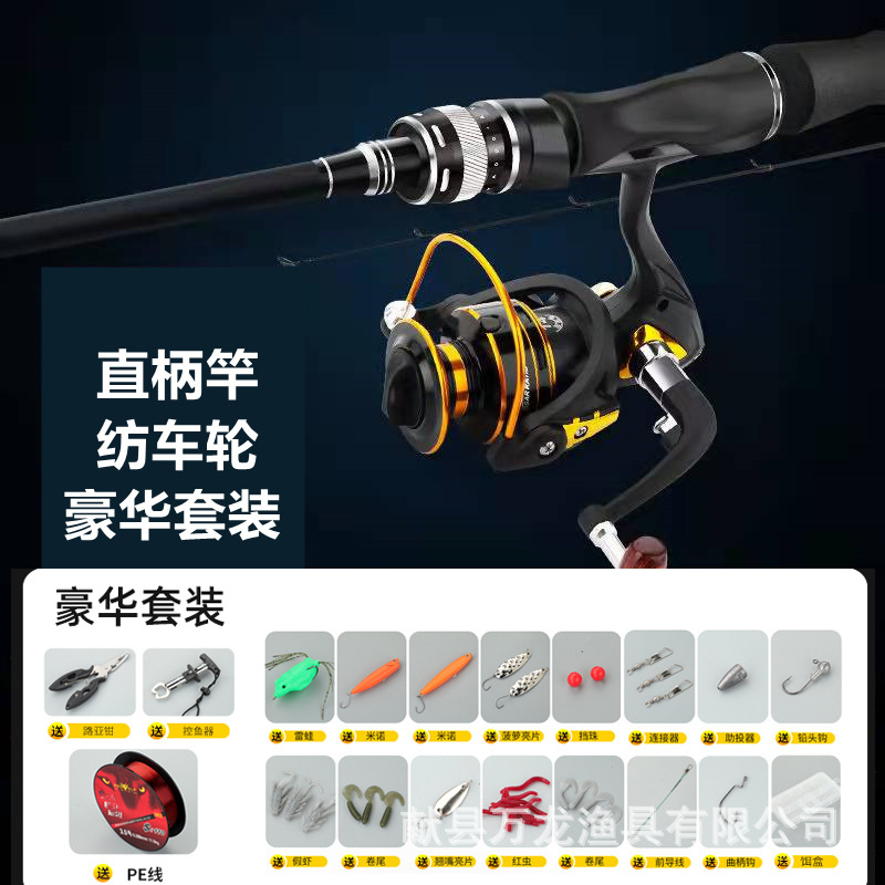 Spinning reel set (deluxe set)