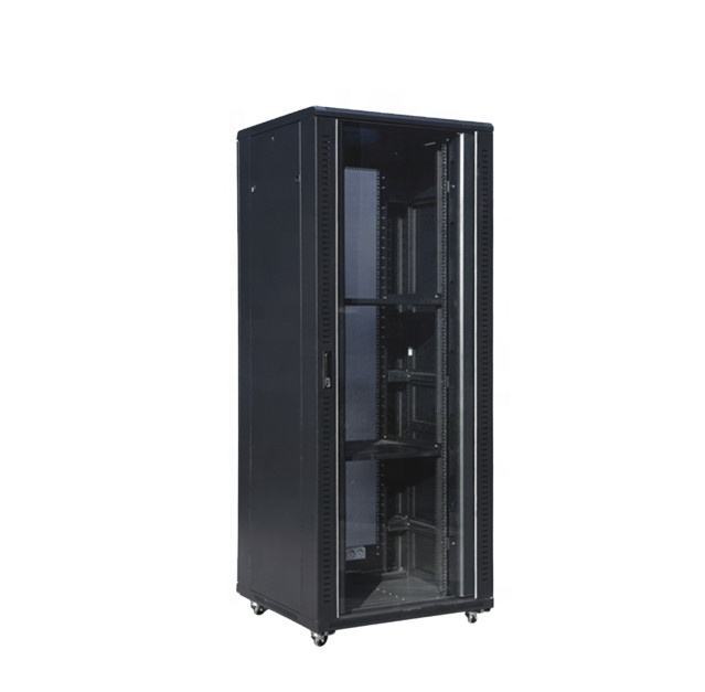 19'' Network Cabinet 18u 20u 22u 24u 27u 32u 36u 42u Server Rack Black SPCC Cold Rold Steel with Cooling Network Cabinet