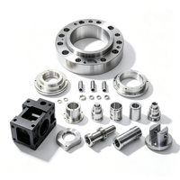 Pièces métalliques en acier inoxydable usinées CNC de précision sur mesure, petites pièces, 5 axes, usinage CNC industriel, pièces en aluminium