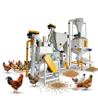 Usine de traitement de granulés d'aliments pour animaux, volailles et bétail, capacité de 5 tonnes par heure, pour aliments pour volailles