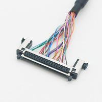 Konektor FI1.0 Pitch LVDS layar LCD koneksi Harness papan Drive tampilan layar EDP garis koneksi mendukung Custom