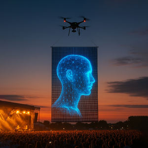 Pantalla LED P10 para Publicidad en Manta, Pantalla Transparente Tipo Alfombra Mágica, Película P15 Extraíble, Pantalla LED para <span class=keywords><strong>Alquiler</strong></span> de Escenarios para Eventos - Product Image 5