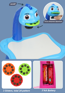 Mini projecteur de dessin et de peinture à la main, 24 motifs, pour enfant, apprentissage des <span class=keywords><strong>croquis</strong></span>, de la pratique - Product Image 6
