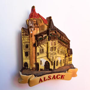 定制设计荷兰阿姆斯特丹巴黎法国旅游纪念品礼品聚树脂手绘3D高品质树脂冰箱贴 - Product Image 2