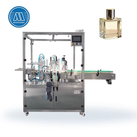 Machine automatique de remplissage et de bouchage de parfums, ligne d'embouteillage de cosmétiques et de parfums, remplisseur sous vide haute précision 15-200 ml