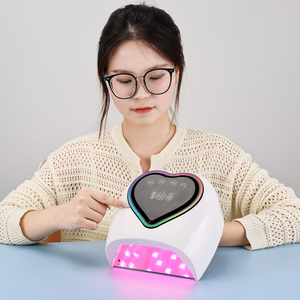 Lampe à <span class=keywords><strong>ongles</strong></span> UV LED sans fil professionnelle 98W, couleurs dégradées, portable, rechargeable, <span class=keywords><strong>appareil</strong></span> de séchage et de durcissement du <span class=keywords><strong>vernis</strong></span> à <span class=keywords><strong>ongles</strong></span> <span class=keywords><strong>pour</strong></span> salon et maison - Product Image 4