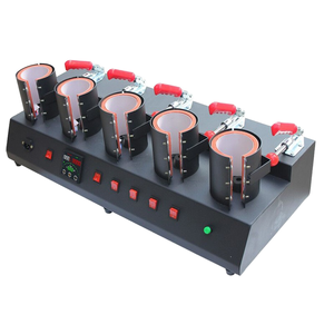 Máquina de Prensa de Calor Semiautomática 5 en 1, Eléctrica, 220V, para Imprimir en Tazas, Vasos y Botellas, Nueva - Product Image 1