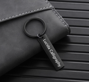 Jietao Custom in acciaio inossidabile <span class=keywords><strong>portachiavi</strong></span> in bianco occhi umani foto Laser <span class=keywords><strong>nome</strong></span> inciso sul lato posteriore non sbiadisce impermeabile regalo per mamma papà - Product Image 2