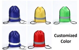 Mochila con Cordón Ajustable de Poliéster Personalizada para Correr, Bolsa con Cordón para Gimnasio, Entrenamiento, Natación y Gimnasio - Product Image 3