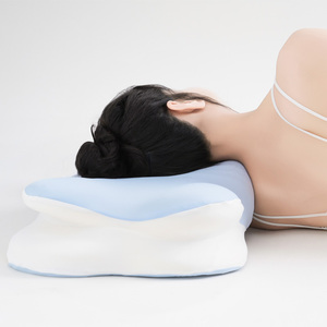 WJ-2149 현대 메모리 폼 베개 식물 패턴 400TC 편안한 침구 수면 요법 목 지원 패브릭 소재 가방 - Product Image 6