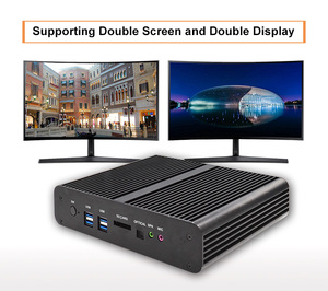 Sharerdp High-Performance X86 Mini Pc I3 5005u Dual Core 8/256 Gb 4G Wifi Robuuste <span class=keywords><strong>Embedded</strong></span> Fanless Dual Lan Ondersteunt 4G Au Cn - Product Image 5