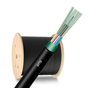 Cable de Fibra Óptica Blindado para Exteriores GLGW GYTS, Cinta de Acero Corrugado, Monomodo G652D, Antirroedores, para Uso en Ductos Aéreos, Polietileno - Product Image 2