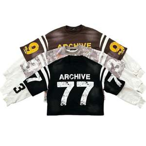 2025รุ่นใหม่เสื้อแขนยาวพิมพ์ดิจิตอลเก็บถาวรสำหรับฤดูใบไม้ร่วงสองชิ้นของแขน patchching-เสื้อสำหรับด้านบน - Product Image 1