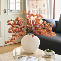 Li015 Fleurs artificielles de luxe légères en forme de lanterne, idéales pour décorer les sols du salon et de l'entrée, mariage