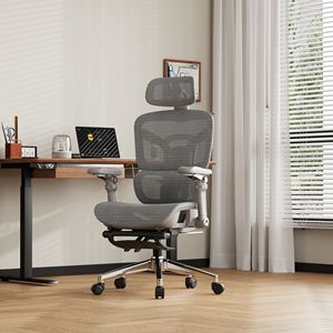 Nueva <span class=keywords><strong>Silla</strong></span> <span class=keywords><strong>de</strong></span> Oficina Ergonómica Económica con Respaldo Alto, <span class=keywords><strong>Silla</strong></span> Giratoria <span class=keywords><strong>de</strong></span> Malla para Oficina y Hogar, Sillas <span class=keywords><strong>de</strong></span> Oficina con Ruedas y Soporte Lumbar - Product Image 3