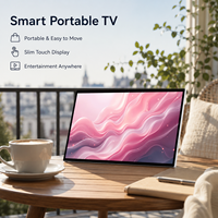 Monitor Portátil Inteligente con Pantalla Táctil de 27/24 Pulgadas, Android 15, FHD 1080P, Batería Integrada, Cámara de 13MP, Pantalla Inalámbrica para el Hogar