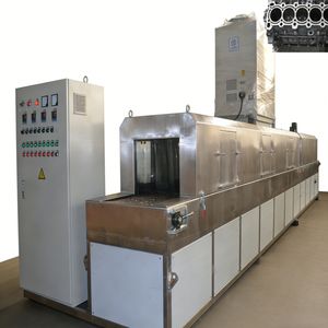 Machine de lavage industrielle à haute pression en acier inoxydable sur mesure avec rinçage à l'eau chaude et séchage pour le dégraissage des moteurs automobiles - Product Image 1