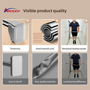 ARODDY-<span class=keywords><strong>Tringle</strong></span> à Rideau de 1.6 à 2.5m, <span class=keywords><strong>Tringle</strong></span> A Rideau, Rangement Portable, Extension Réglable, Noir - Product Image 6