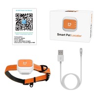 Collier de suivi GPS pour chien/chat avec couverture mondiale du réseau 4G, dispositif anti-perte doté d'une alerte SOS et de la technologie de géolocalisation