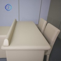Ensemble complet de protection anti-collision en mousse nano ignifuge et minimaliste pour table, chaise, lit et toilettes, idéal pour salle d'entretien