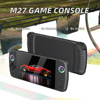 Console de jeu portable M27 7 pouces 1024x600 avec mémoire 64/128 Go et 20000 jeux intégrés (PSP/PS1) – Cadeau pour enfants