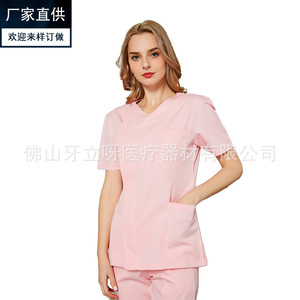 Pet hospital uniform set, Korean style, groomer uniform, dentist/nurse hand scrub suit - Product Image 2