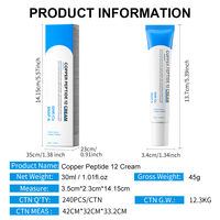 Crème en capsules DOLANJN Ceramide Np Glutathione Squalane 12 Peptides Ghk-Cu Anti-âge Snap-8 Ghk-Cu Peptide de cuivre pour le visage