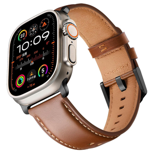 손으로 만든 퀵 릴리스 가죽 시계 스트랩 20mm <span class=keywords><strong>22mm</strong></span> 시계 밴드 손목 팔찌 스마트 시계 밴드 스트랩 - Product Image 3