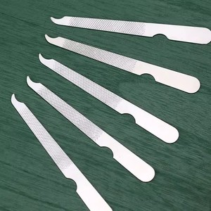 Lime à ongles en acier inoxydable, bande de polissage pour ongles, bloc de ponçage, lime à ongles domestique, bande de polissage double face pour ongles en gros - Product Image 1
