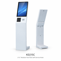 Kiosque en libre-service Touchwo 21,5 pouces Android 14, écran tactile PCAP 10 points 1920x1080, imprimante thermique 80 mm, scanner QR, RFID SDK