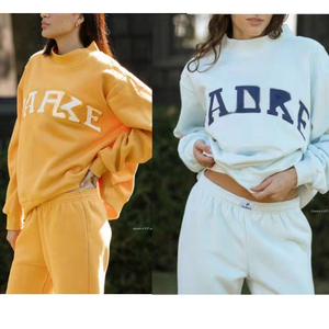 <span class=keywords><strong>Felpa</strong></span> <span class=keywords><strong>Oversize</strong></span> da <span class=keywords><strong>Donna</strong></span> con Collo Alto in Morbido Cotone, Logo Personalizzato, Ricamata, Stile Streetwear - Product Image 2