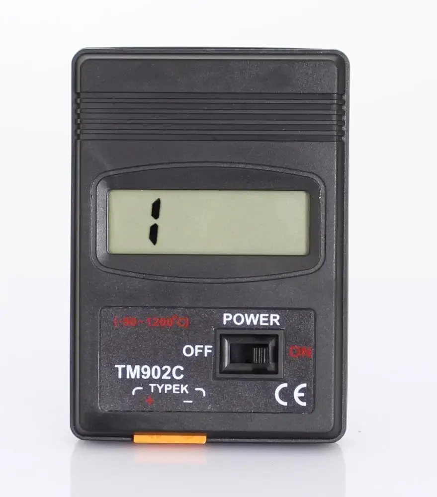 Termometer LCD kecil penjualan langsung pabrik pengukur temperatur tipe-k TM902C