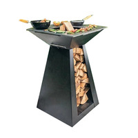 Prix d'usine Barbecue Plaque Corten Acier Métal Pratique Foyer