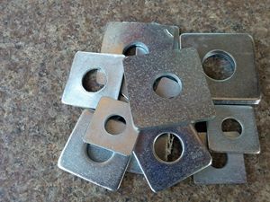 Suministro directo de fábrica, arandelas cuadradas, arandela cuadrada de acero para la industria general - Product Image 2