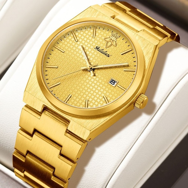 Couple Quartz Watch Set for Him & Her - Large Dial & Alloy Case, Analog Timepiece for Daily Wear