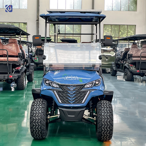 Voiturette de golf électrique CAMP 4 <span class=keywords><strong>places</strong></span>, batterie lithium 72 volts, homologuée pour la route, buggy de golf tout-terrain personnalisé avec benne de chargement - Product Image 5