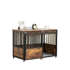 Cross-border best-selling heavy-duty wooden dog crates for <b>medium</b> and large-sized pet dogs, simple and durable, customizable - Product Image 5