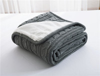 Couverture en polaire de cheval Couverture en vison en peluche Couverture Sherpa douce