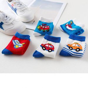 Chaussettes en coton doux pour bébés garçons, bébé, mignon dessin animé voiture avion chaussettes de Sport à la mode <span class=keywords><strong>cadeau</strong></span> d'automne et d'hiver - Product Image 6