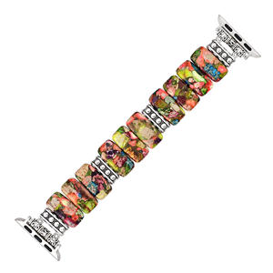 <span class=keywords><strong>Correa</strong></span> de pulsera estilo bohemio para <span class=keywords><strong>Apple</strong></span> <span class=keywords><strong>Watch</strong></span> Series 45mm 41mm, banda de <span class=keywords><strong>piedra</strong></span> colorida para IWatch 8 7 6 5 4 - Product Image 5