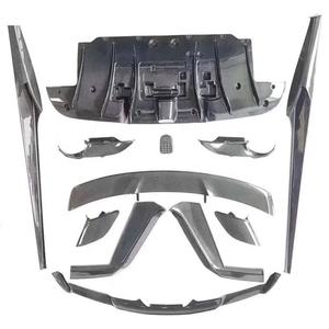 Kit de carrocería de fibra de carbono estilo <span class=keywords><strong>Novitec</strong></span> de alta calidad para Ferrari <span class=keywords><strong>488</strong></span> GTB que incluye alerón de faldones laterales de difusor trasero de labio delantero - Product Image 1