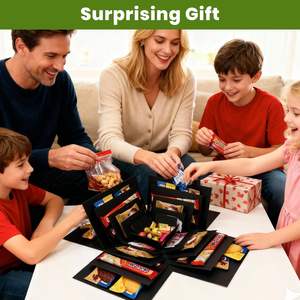 Boîte cadeau en papier écologique à 5 couches avec gaufrage, boîte surprise multicouche DIY pour les jours importants et les fêtes - Product Image 5