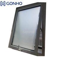 Fenêtres coulissantes horizontales en alliage d'aluminium GONHO Hot House, design moderne, vitrage fixe, double vitrage, isolation au gaz argon
