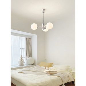 Modern Minimalist Designer Magic Bean-Inspired Ceiling <b>Lights</b> Creamy French Classic Style Chandelier for Living <b>Dining</b> Bedroom - Product Image 4