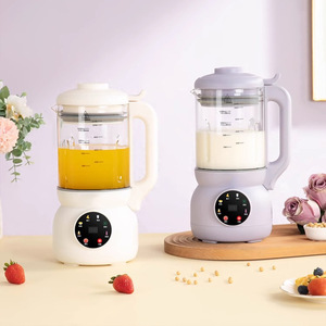 Robot culinaire multifonctionnel 800 ml 1000 W, idéal pour soupes, préparation de lait de soja, de noix, d'avoine et soupes épaisses chaudes, avec fonction de maintien au chaud - Meilleures ventes - Product Image 4
