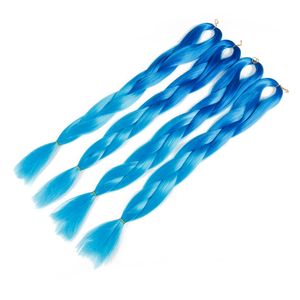 <span class=keywords><strong>Pelo</strong></span> sintético colores 33 99j azul ombre <span class=keywords><strong>dos</strong></span> tonos extensiones <span class=keywords><strong>de</strong></span> cabello pieza expresiones trenza <span class=keywords><strong>de</strong></span> la armadura del <span class=keywords><strong>pelo</strong></span> a granel para trenzar - Product Image 2