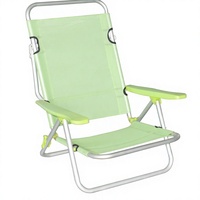 Chaise de plage pliable réglable et chaise longue au design moderne pour une utilisation en extérieur dans le parc, la piscine, le jardin, l'hôtel, la villa, la terrasse