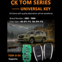 Carte de circuit imprimé de clé de voiture intelligente universelle CK TOM Series TOM-O-05 à 4 boutons pour Toyota et Subaru (carte uniquement) prend en charge 4D, 8A