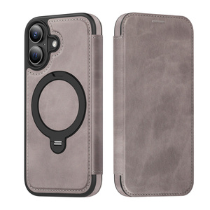 Étui à rabat en <span class=keywords><strong>cuir</strong></span> magnétique pour <span class=keywords><strong>iPhone</strong></span> 17 Air 17 <span class=keywords><strong>Pro</strong></span> Max 16E 16 Plus 15 Promax 14 <span class=keywords><strong>Pro</strong></span> Max <span class=keywords><strong>13</strong></span> <span class=keywords><strong>Pro</strong></span> 12 cartes Slot Phone Cover - Product Image 4